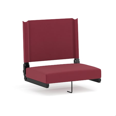 Flash Furniture Stadium Chair, Maroon XU-STA-M-GG